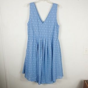 Torrid Blue patterned dress